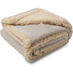 Flannel Sherpa Thick Pet Blanket