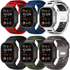 Wepro 6-Pack Silicone Sport Bands for Apple Watch