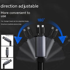 Retractable Metal Car Charger