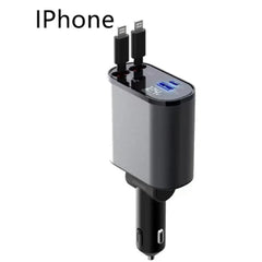 Retractable Metal Car Charger