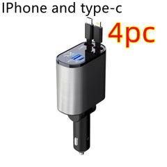 Retractable Metal Car Charger