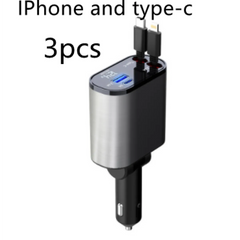 Retractable Metal Car Charger